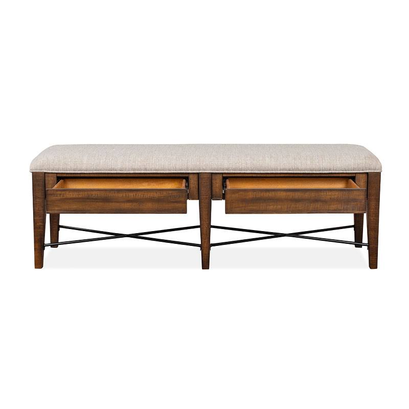 Upholstered Bench Toasted Nutmeg O881936