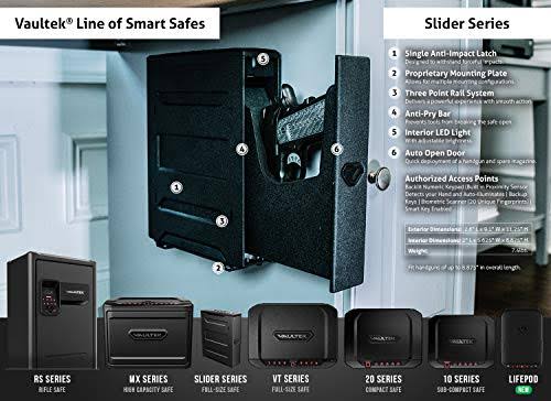 Biometric Bluetooth Slider Safe U5929