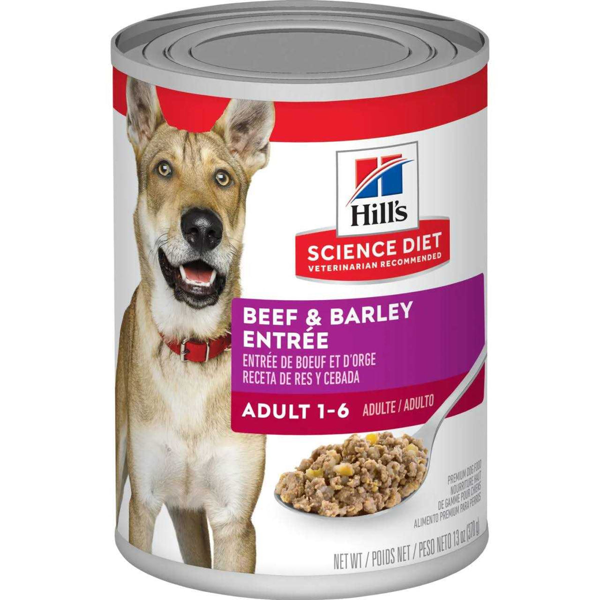Adult Beef & Barley Entree Dog Food J588473