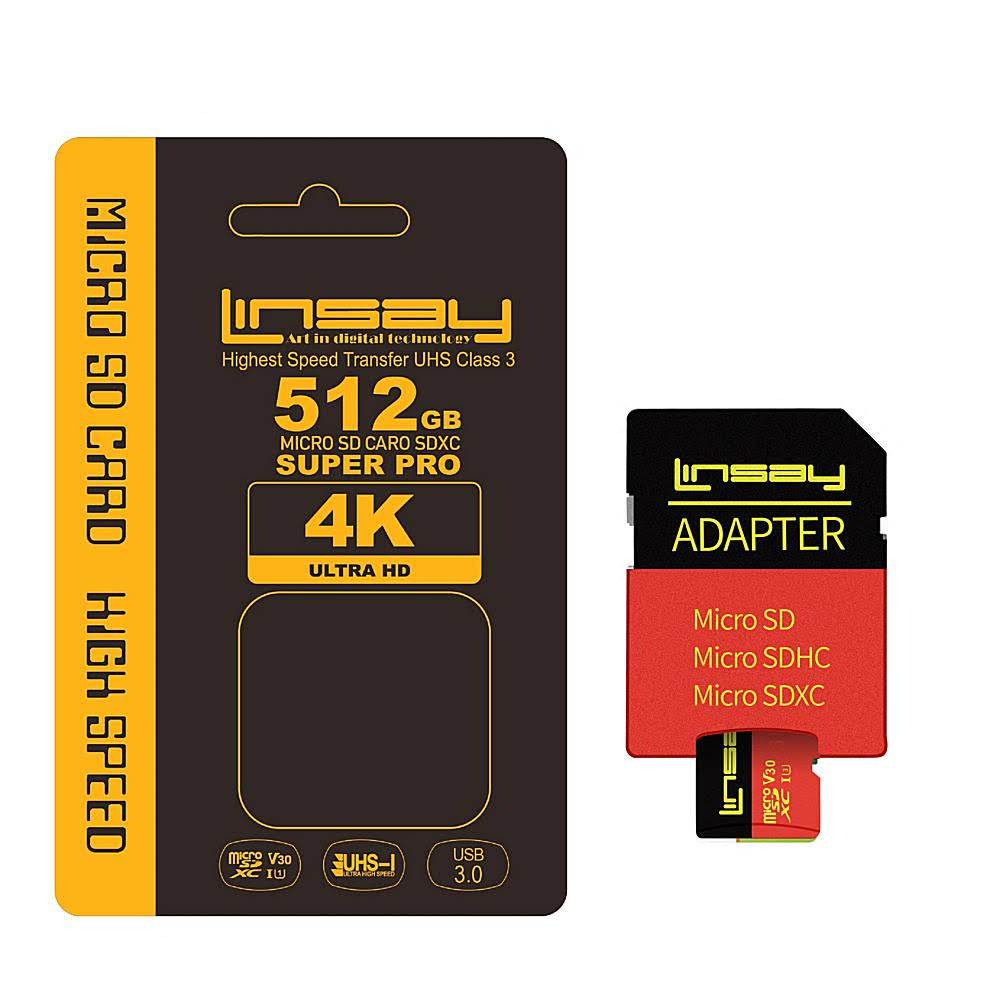 High Speed Micro SD Card 512GB V30 4K Q7855