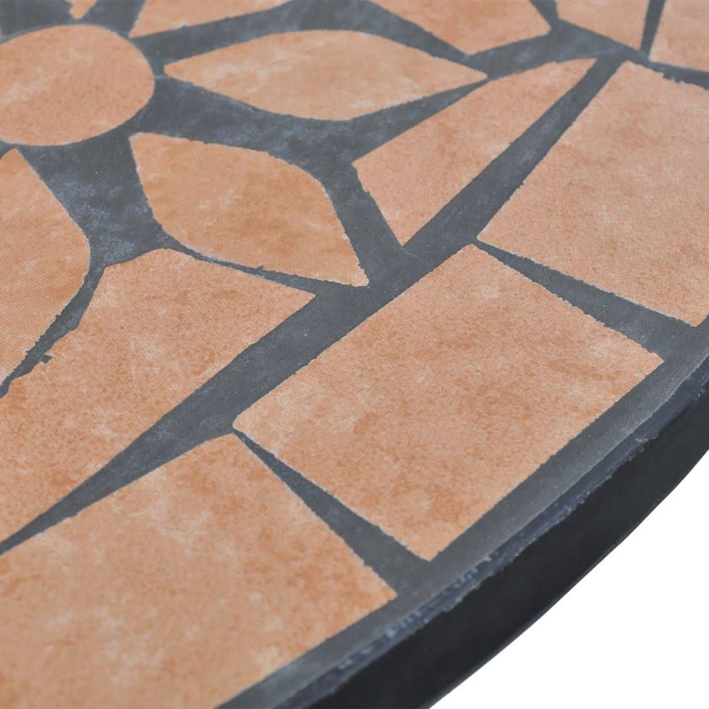 Mosaic Bistro Table Blue and White B9937