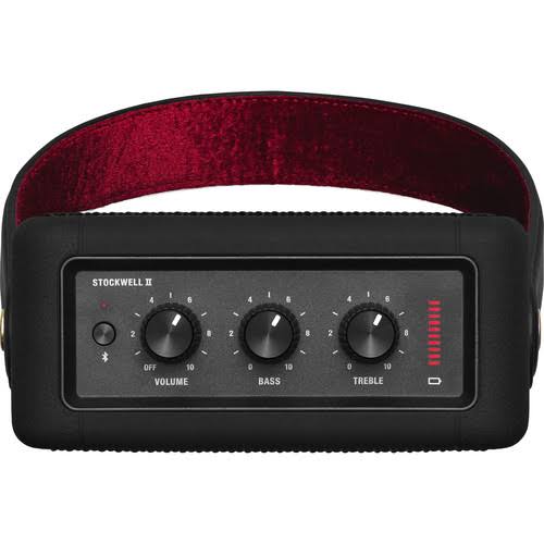 Portable Bluetooth Speaker - Black & Brass Y10751