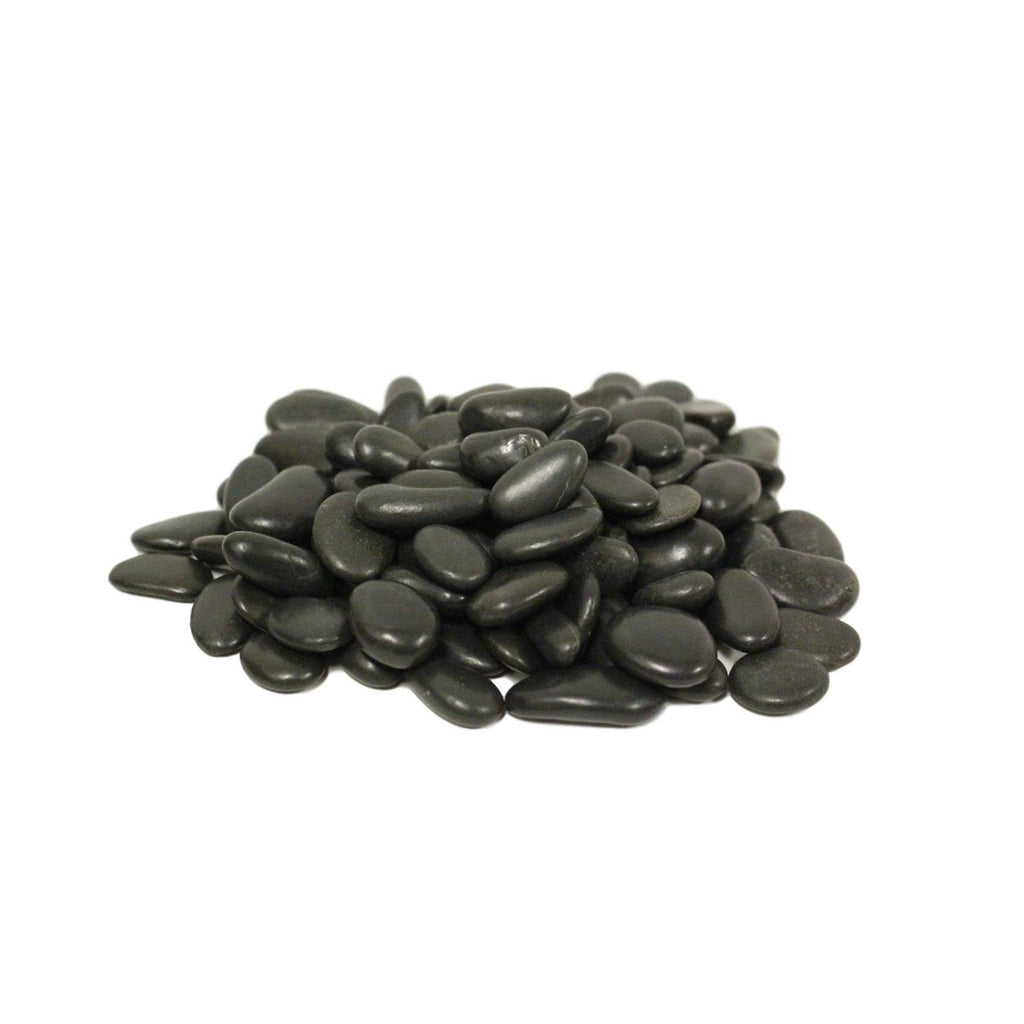 Polished Black Gravel for Pets E716