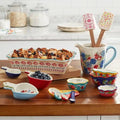 The Pioneer Woman Floral Medley 16-Piece Stoneware Bakeware Combo Set, Size: Assorted