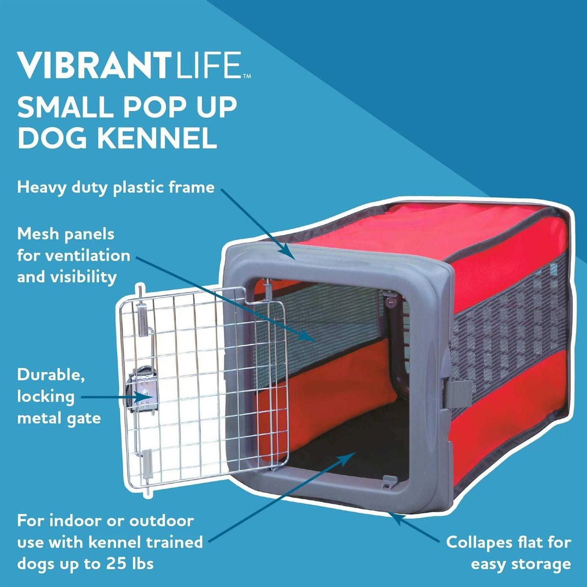 Small Pop Up Pet Kennel F8311