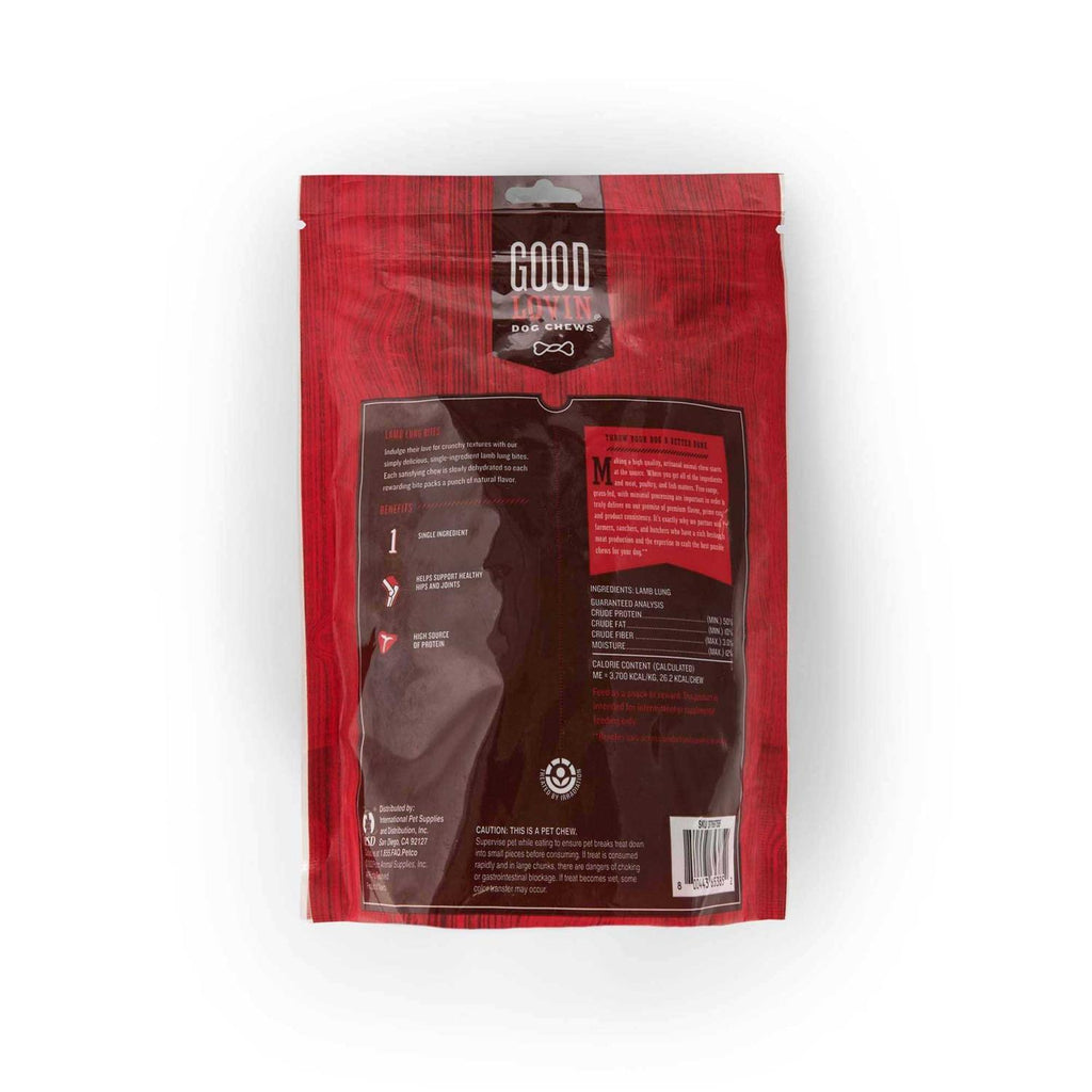 Lamb Lung Bites Dog Chews E755