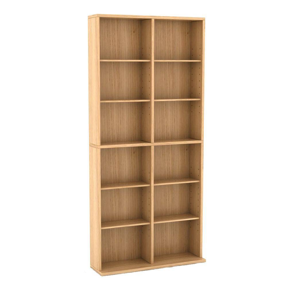 Atlantic Inc Oskar Media Cabinet, Maple