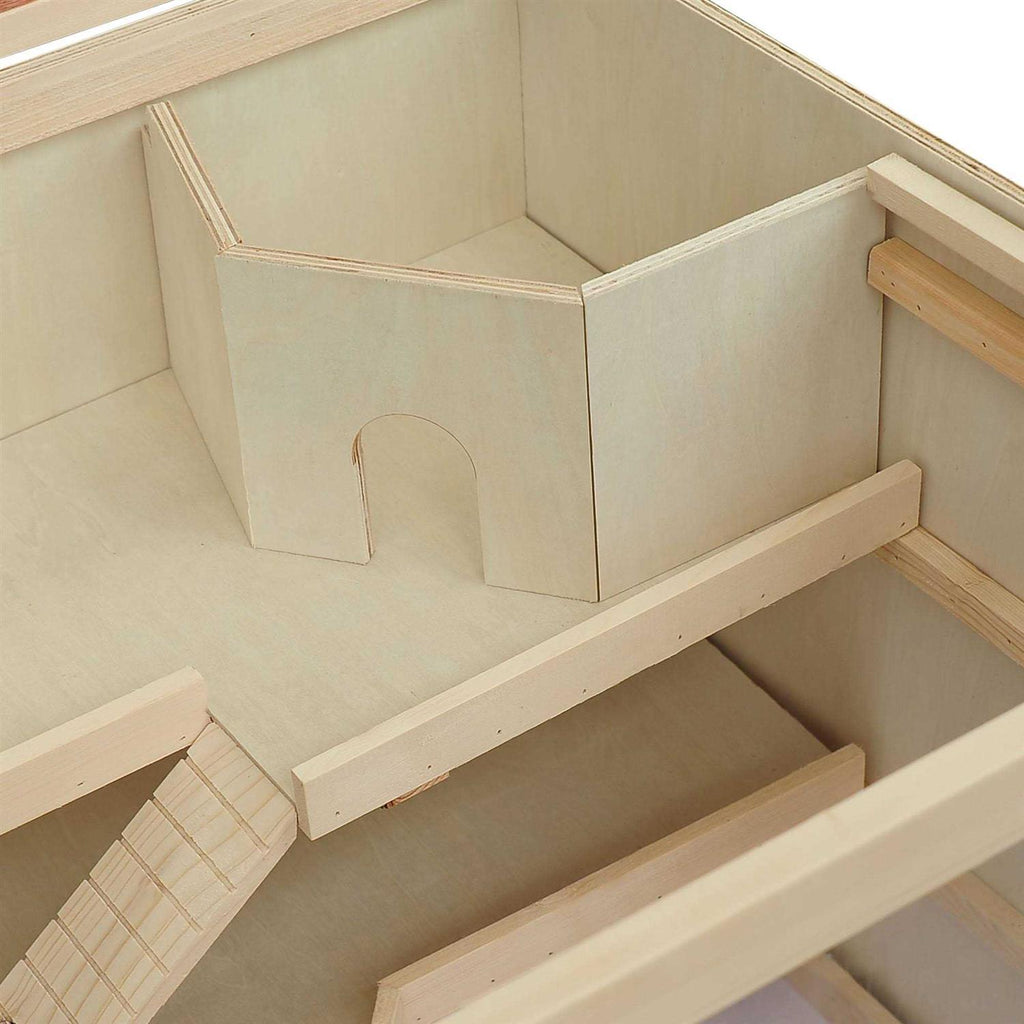 Extra Large Wooden Hamster Cage for Small Animals Z538970