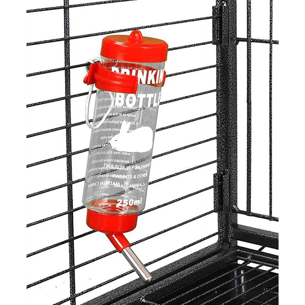 37 inch Large 4-Solid Tiers Metal Guinea Pig Cage with Safe Platforms and Ladders Q7933