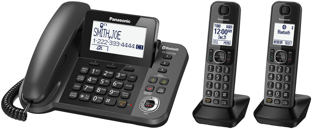 Panasonic KX-TGF382M Expandable Phone System with 2 Handsets