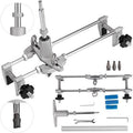 Vevor Mortice Door Fitting Jig Door Lock Mortiser Kit Jig1 Hole Saw 3 Cutters 8pcs