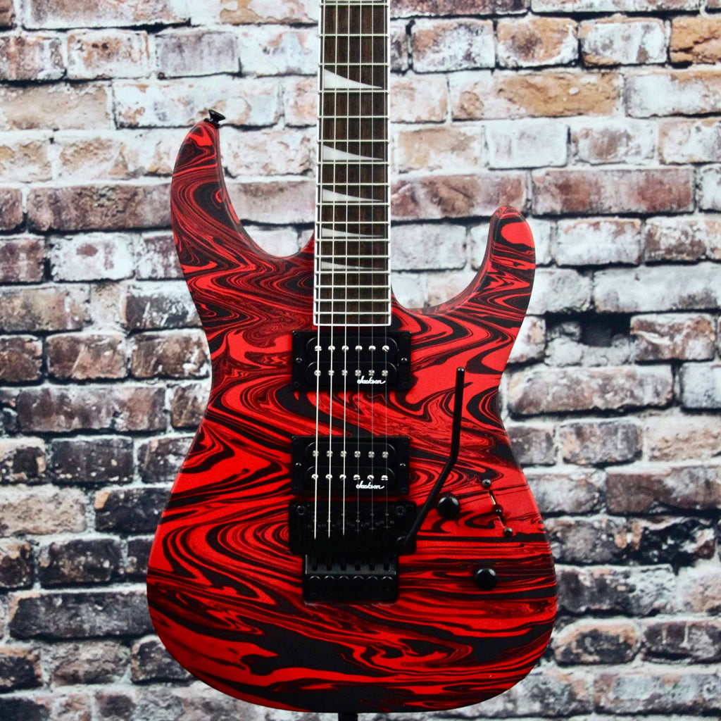 Soloist Swirl Electric Guitar, Satin Red Swirl G680