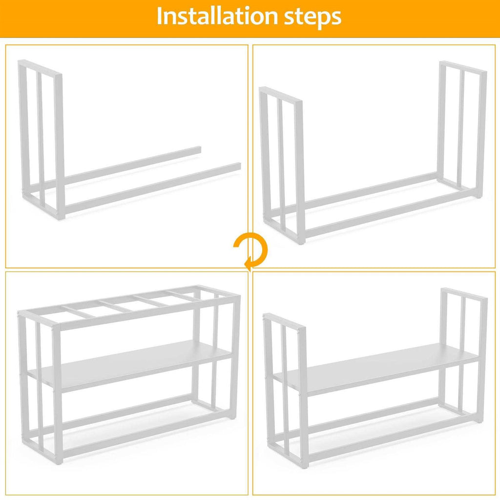 Fish Tank Stand with Storage Shelf for 55-75 Gallon Aquariums D4202
