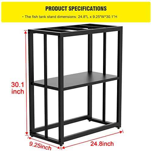Fish Tank Stand Metal Aquarium Stand 20 Gallon Turtle Tank V5507