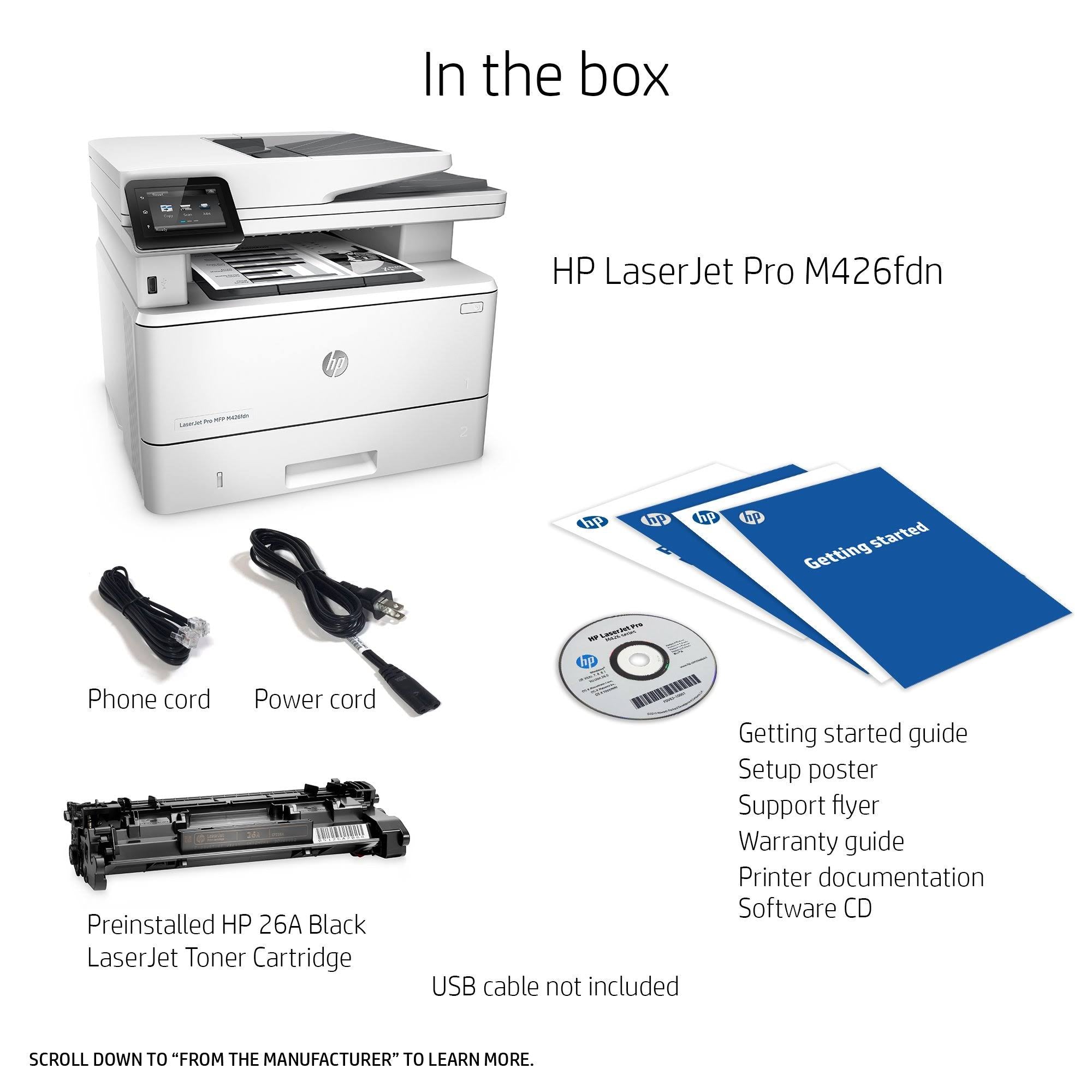 LaserJet Pro MFP M426fdn Printer Z81195