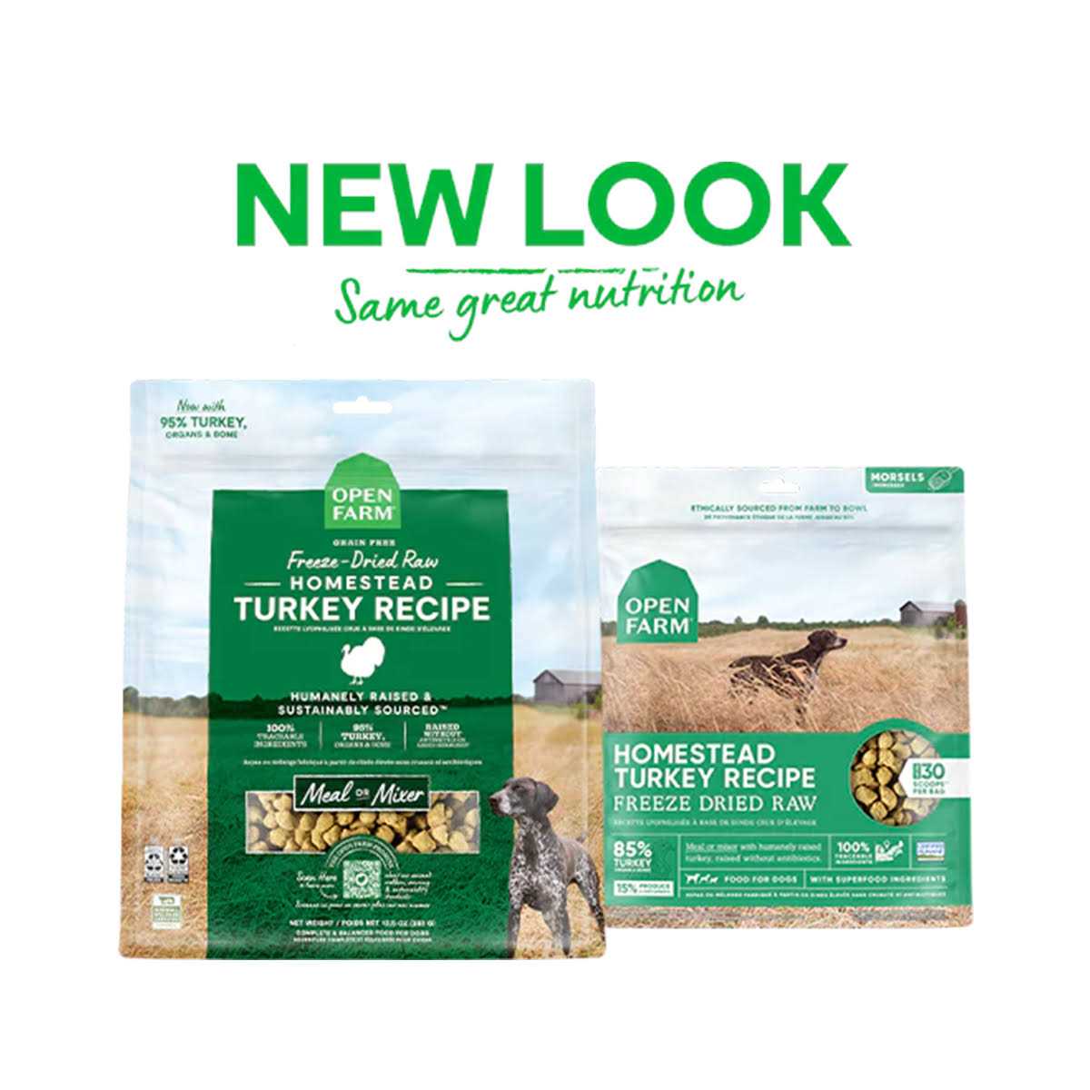 Freeze Dried Raw Dog Food Homestead Turkey F97028