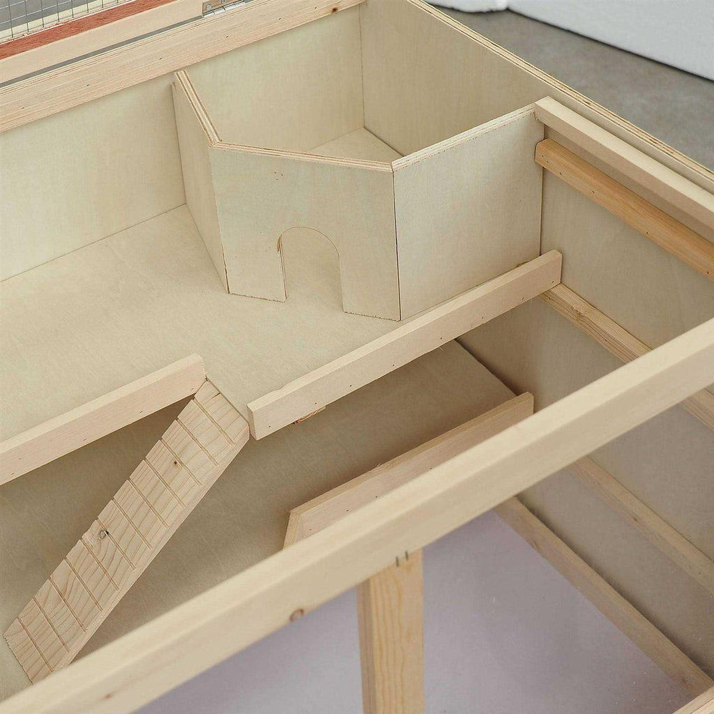 Extra Large Wooden Hamster Cage for Small Animals Z538970