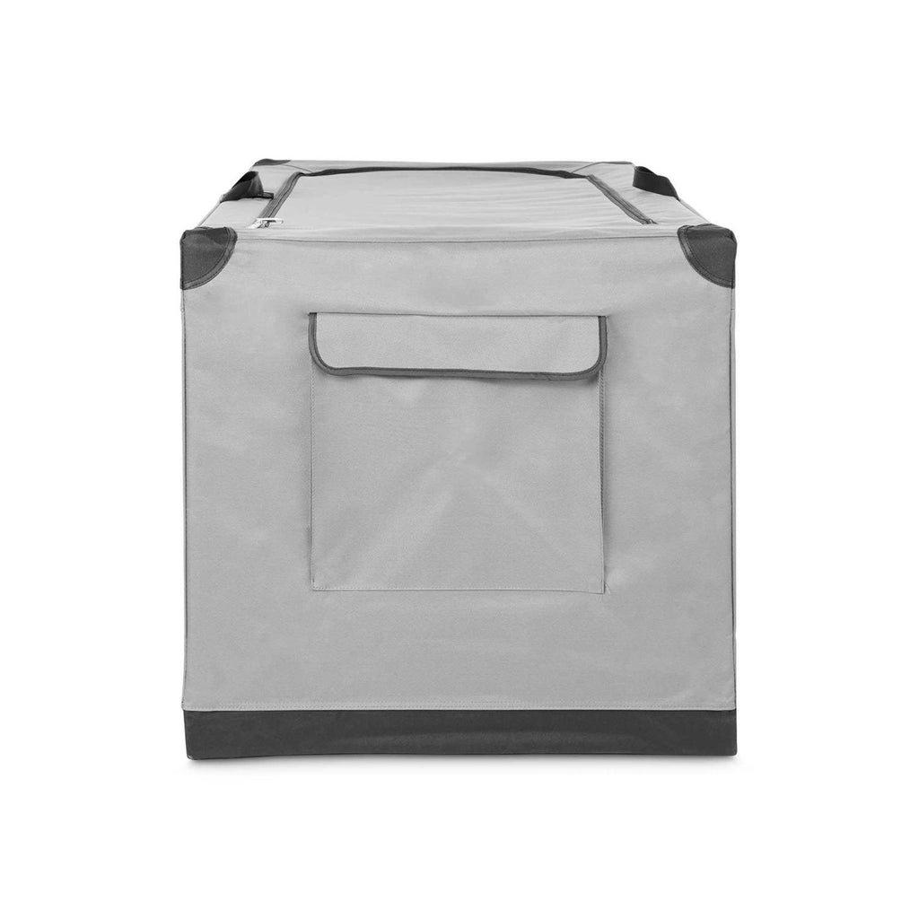 Portable Canvas Dog Crate Dark Grey F104