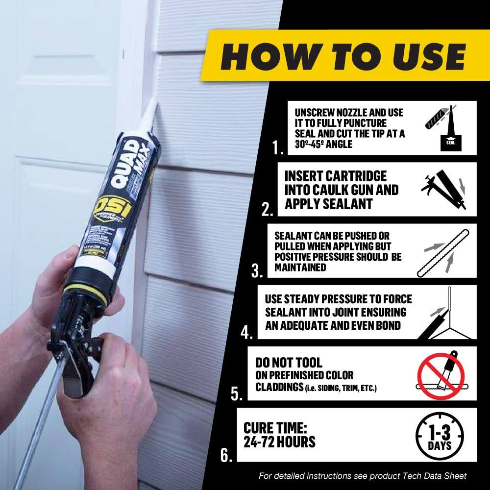 Window Door Siding Sealant Caulk 10oz Green 12ct T7137