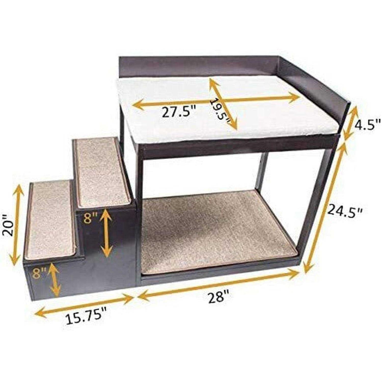 Multi-Level Pet Bed & Step System for Dogs Cats C12196