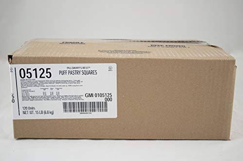 Frozen Puff Pastry Dough Squares 2 oz 120 ct H5888