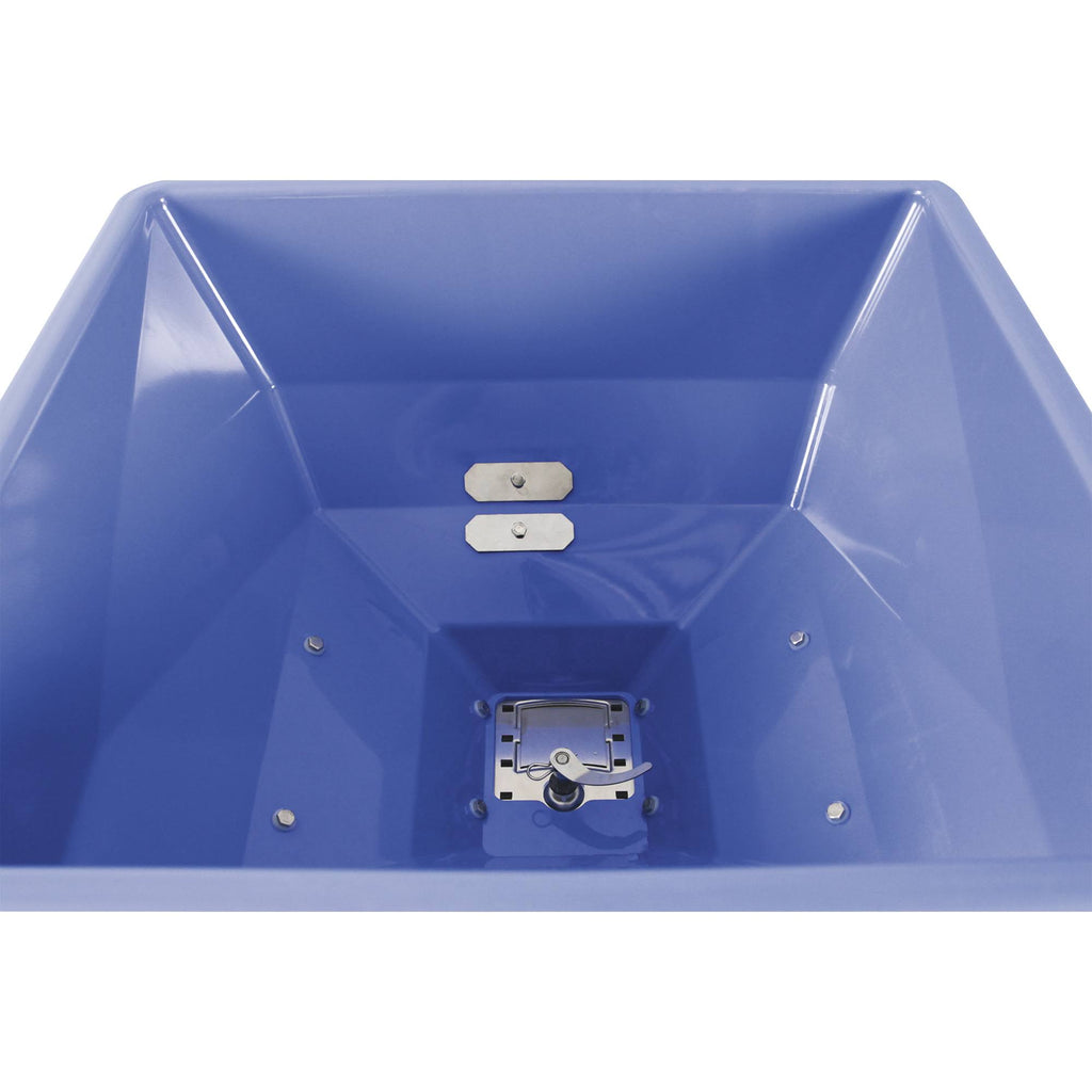 Ice Melt and Salt Spreader with Deflector, 150 lbs. Capacity B340196