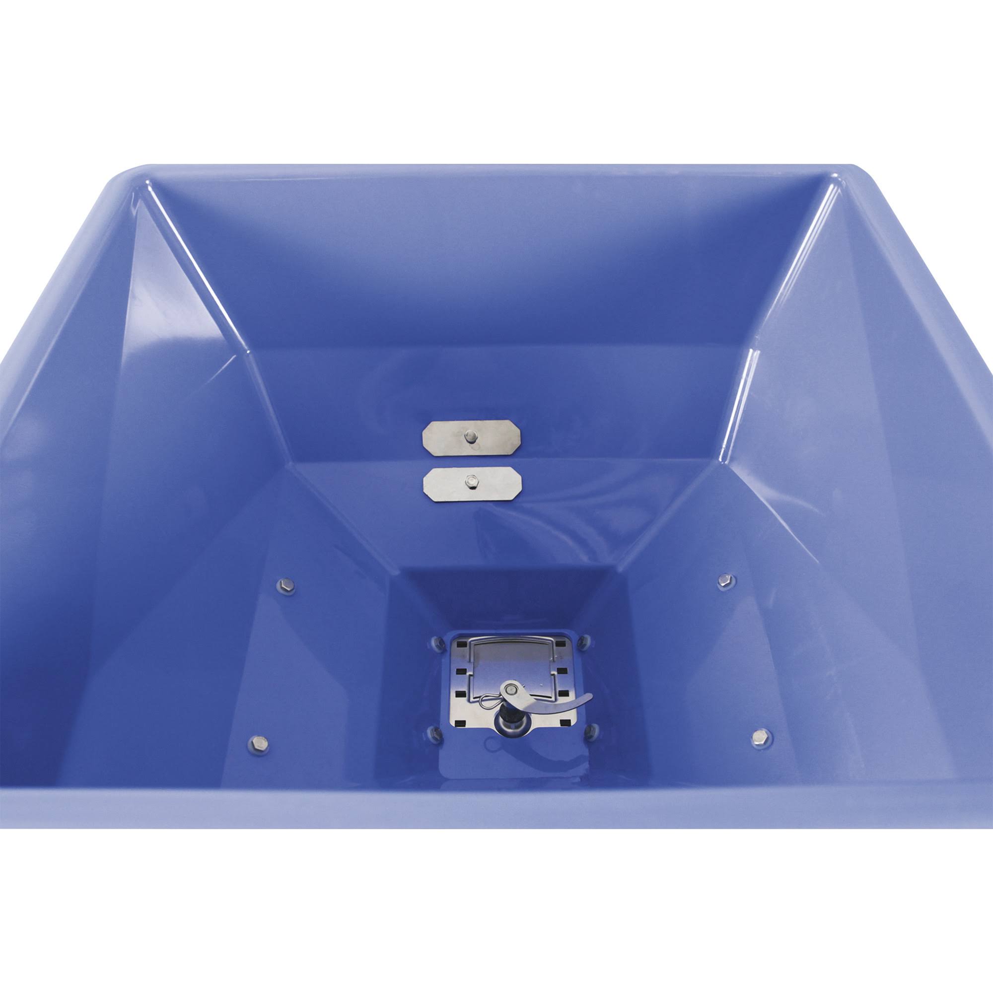 Ice Melt and Salt Spreader with Deflector, 150 lbs. Capacity B340196
