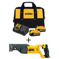 DeWalt 20-Volt Max Lithium-Ion Cordless Reciprocating Saw with Premium Battery P