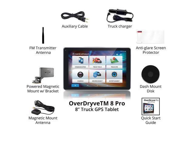 8-Inch GPS Tablet with Built-In Dashcam O323