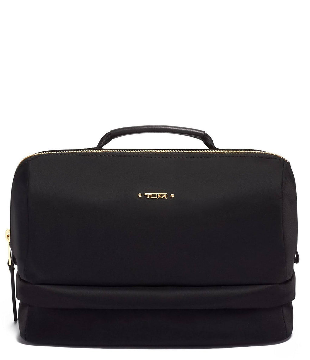 Tumi Voyageur Black Selma Cosmetic Case