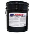 Eagle 5 gal. Gloss Coat Brown Tinted Semi-Transparent Wet Look Solvent-Based Acrylic Exposed aggregate Concrete Sealer EUB5