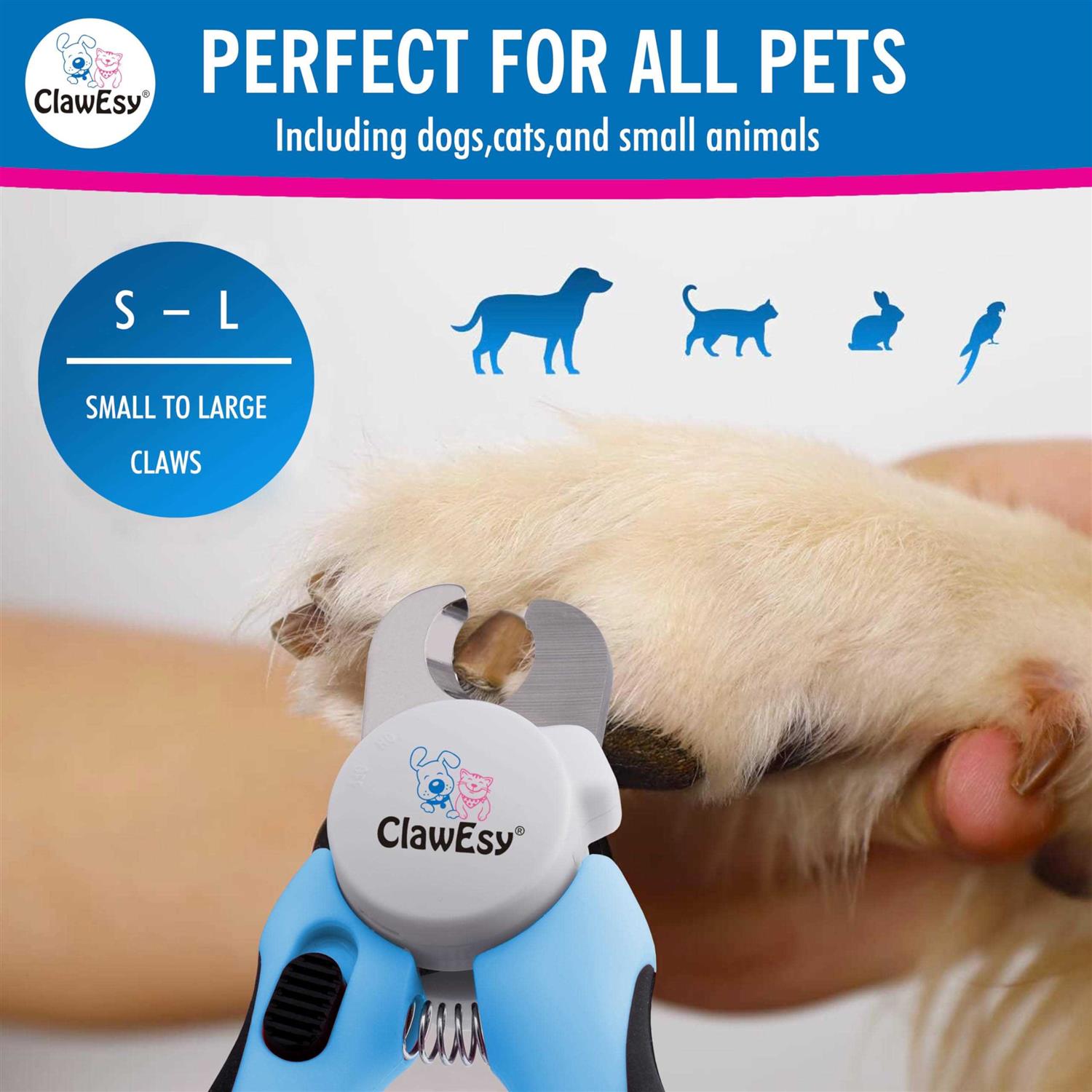 LED Dog Nail Clipper with Safety Guard O91808
