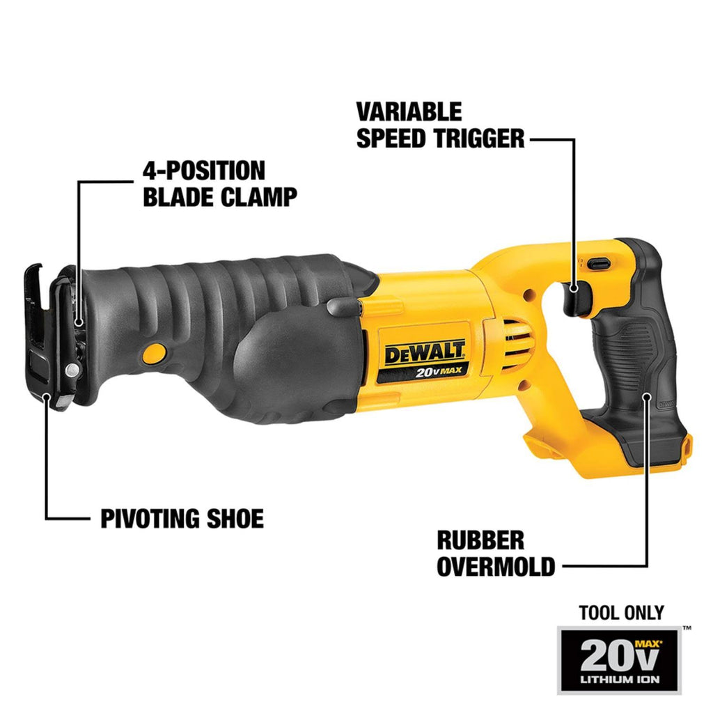 Reciprocating Saw, 20V Cordless, Bare Tool H4681