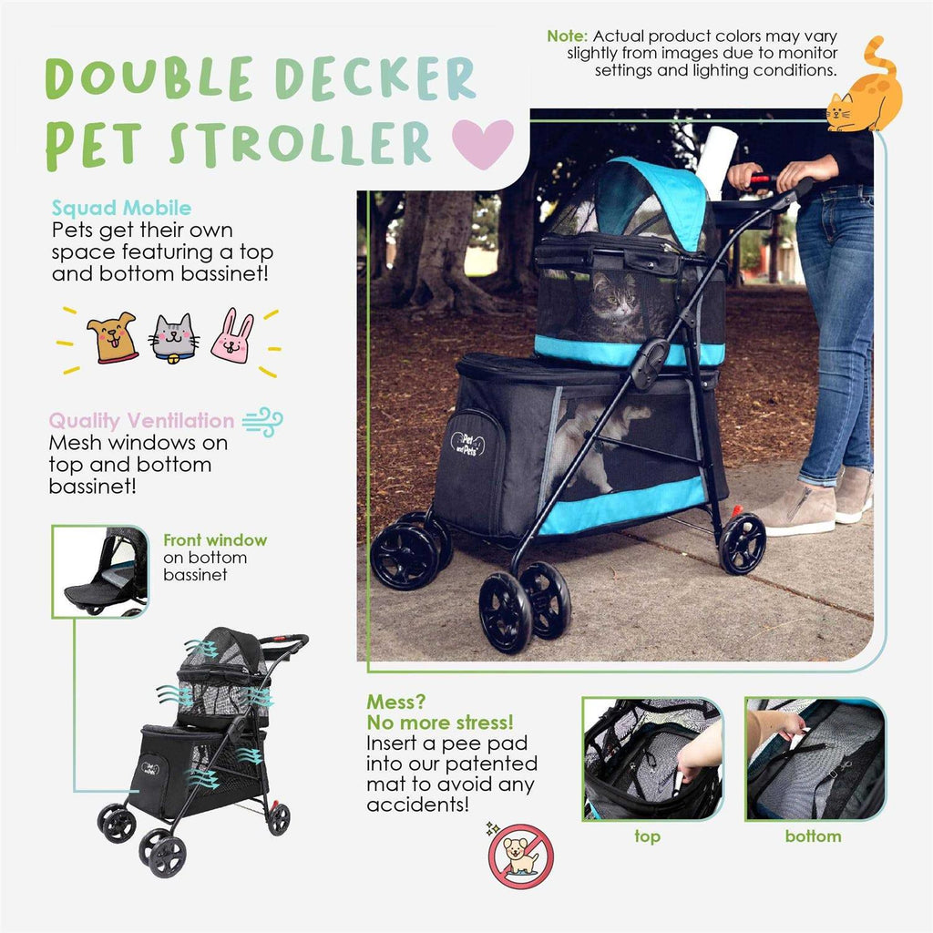 Double Decker Pet Stroller H6443