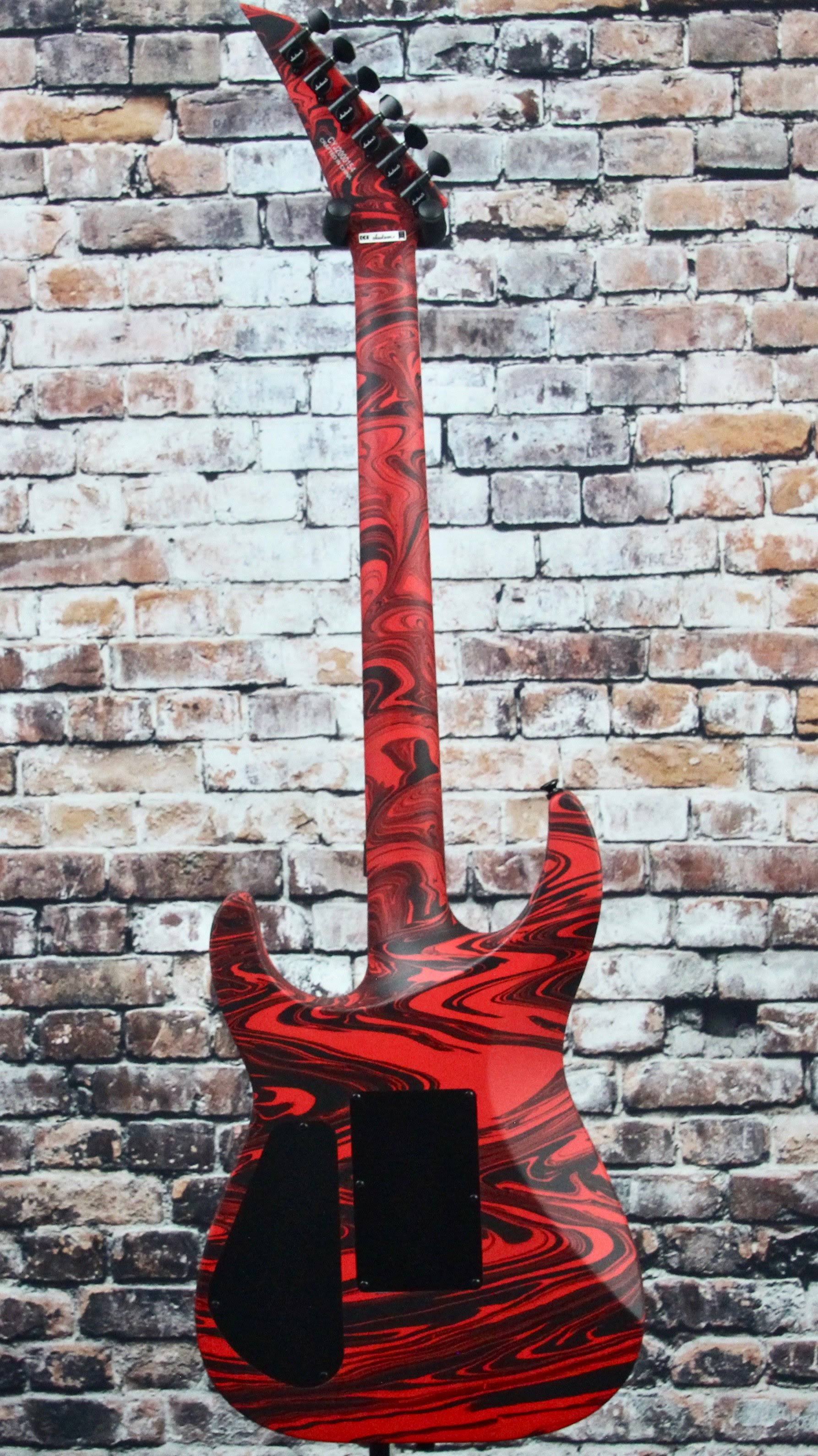 Soloist Swirl Electric Guitar, Satin Red Swirl G680