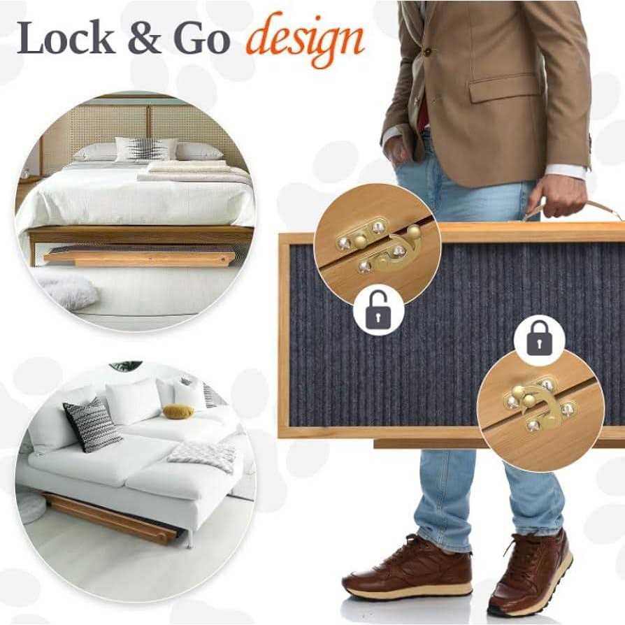 Dog Ramp for Bed Portable for Small to Large Dogs H835