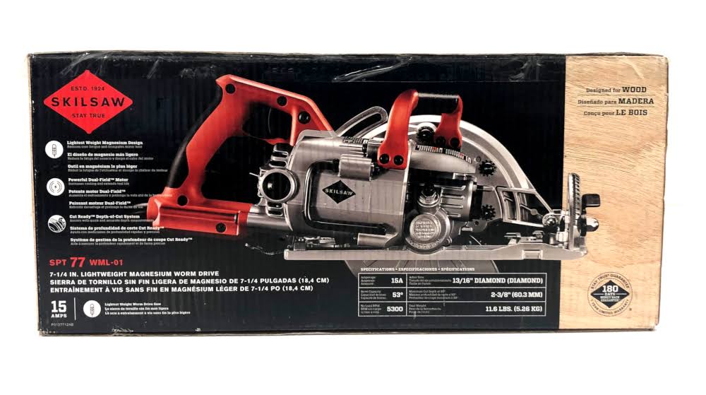 15-Amp Worm Drive Corded Circular Saw R922