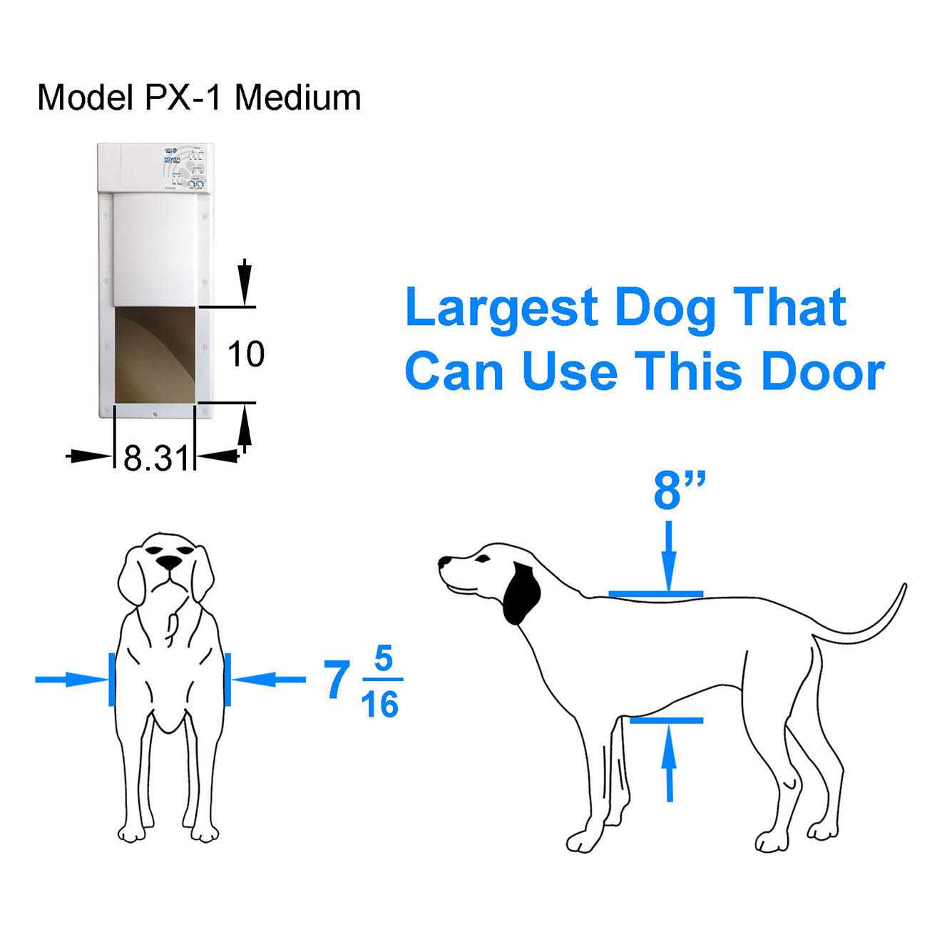 Electronic Pet Door for Pets F189
