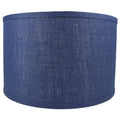 Classic 16x22 Burlap Drum Lamp Shade Urbanest Color: Navy Blue