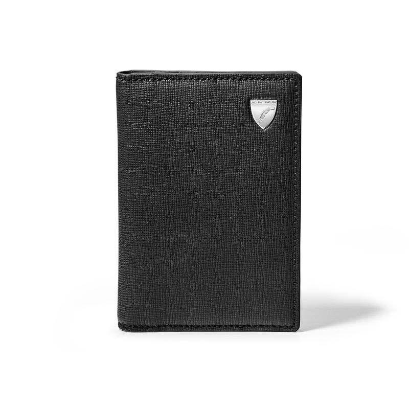 Black Double Fold Credit Card Holder O495