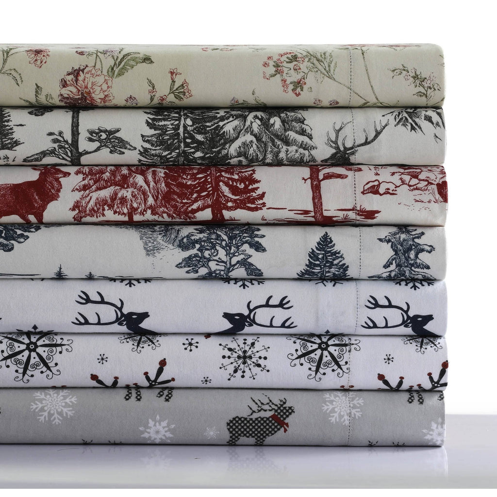 Heavyweight Cotton Flannel Sheet Set - Twin XL U497