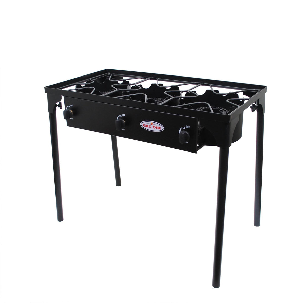 Triple Burner Propane Cooker Outdoor Camp Stove S42332