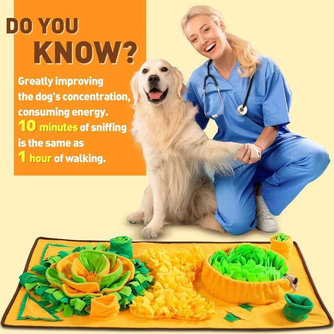 Snuffle Mat for Dogs Non-slip Carrot Enrichment Game F900480