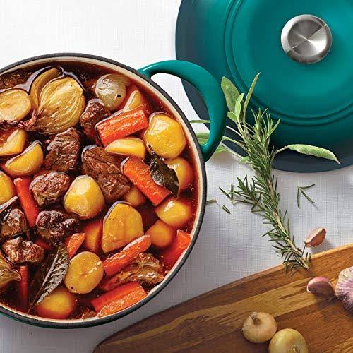 Enameled Cast Iron 6.5 qt Covered Round Dutch Oven A706532