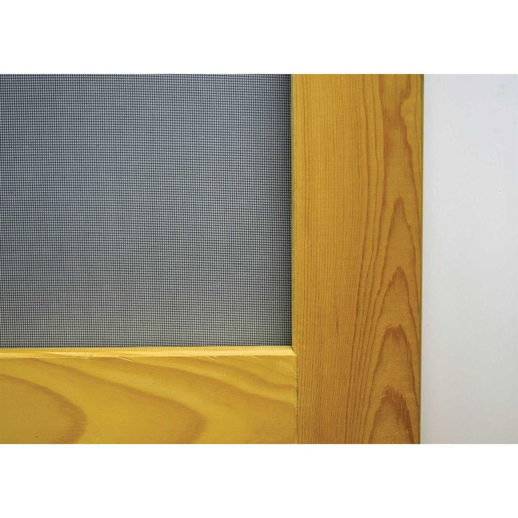 Reversible Wood Screen Door with Medium Pet Flap W858435