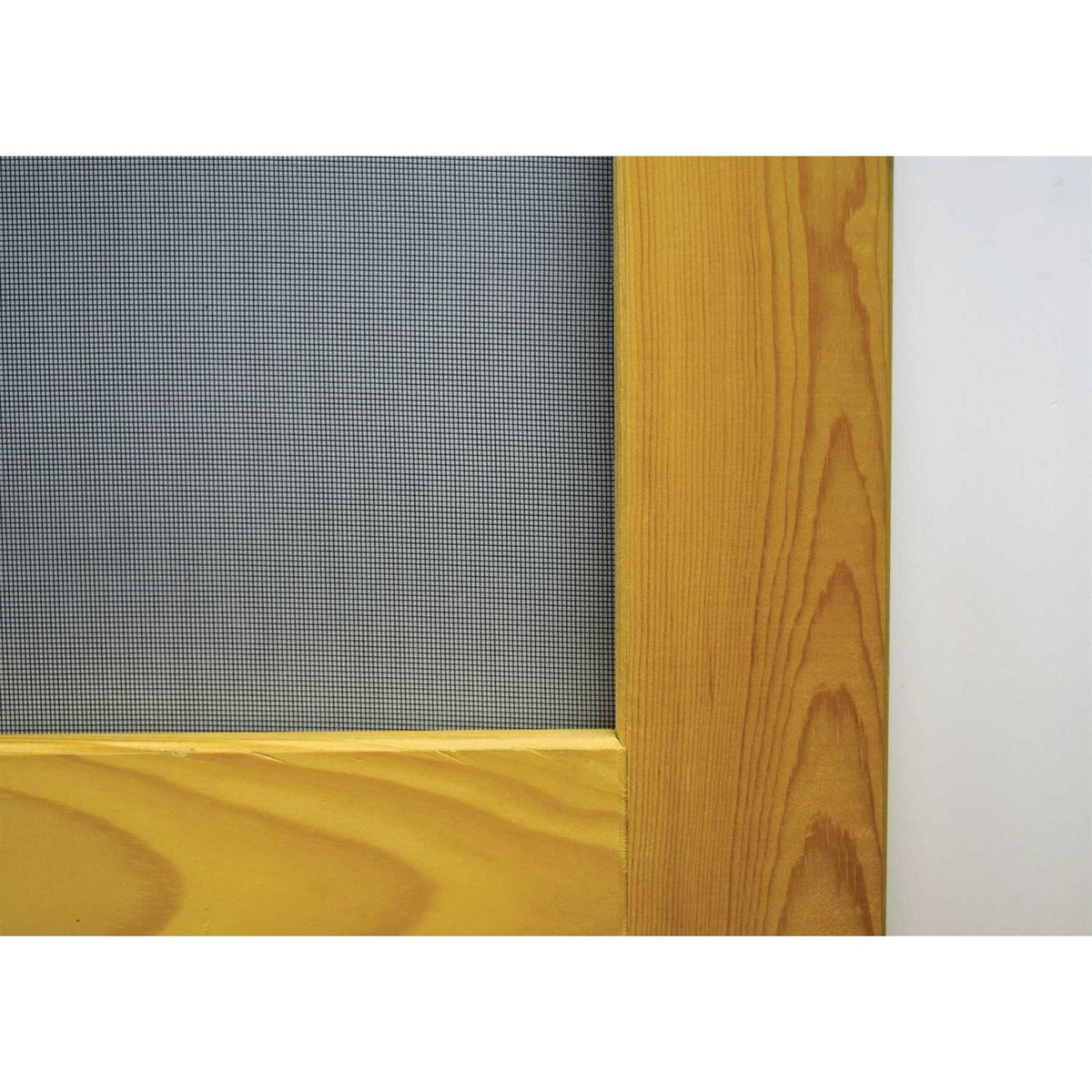 Reversible Wood Screen Door with Medium Pet Flap W858435