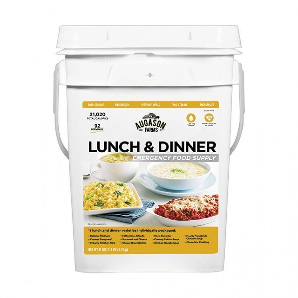 4-Pail Food Variety Kit with Survival Gear A46148