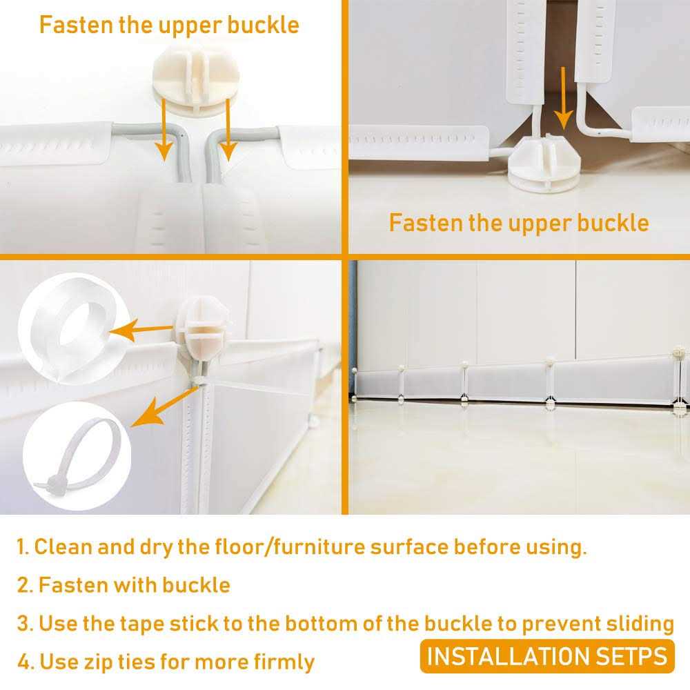 Under Bed Blocker Gap Bumper for Bed or Sofa Couch M223