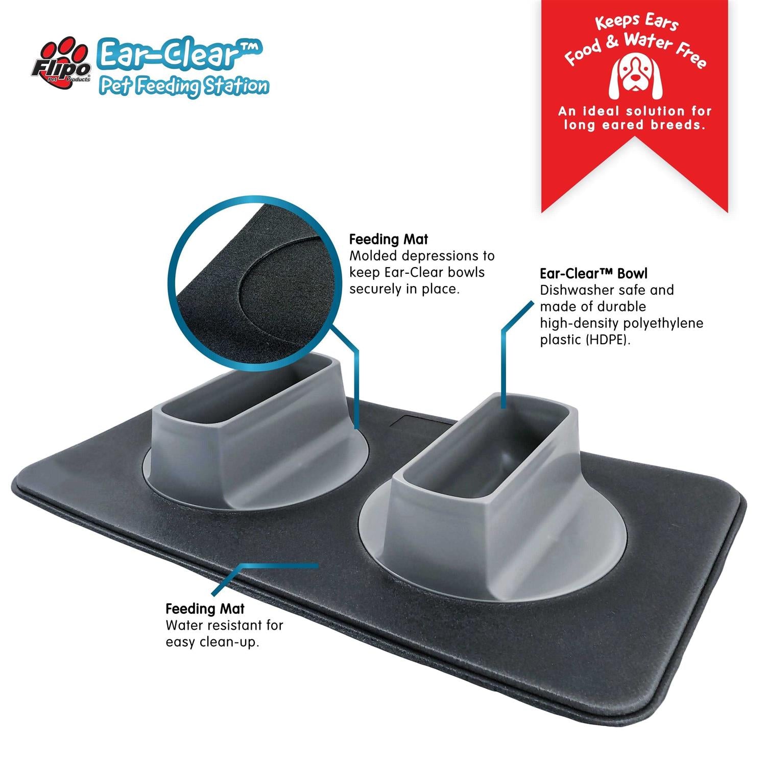 Ear-Clear Pet Feeding Station X506834