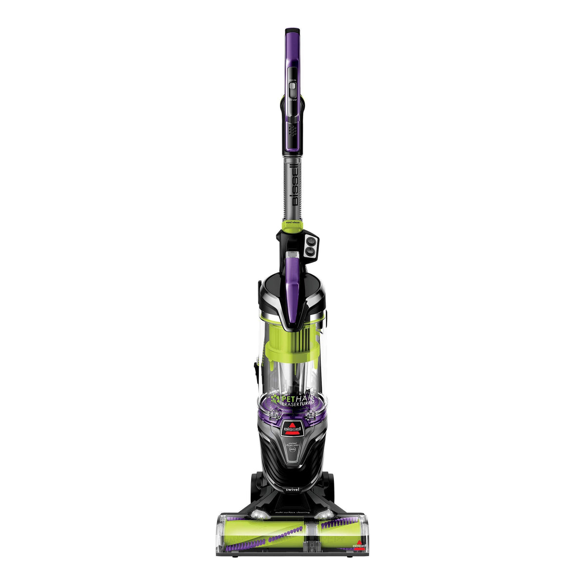 Bissell Pet Hair Eraser Turbo Plus 24619 Upright Vacuum Cleaner Purple